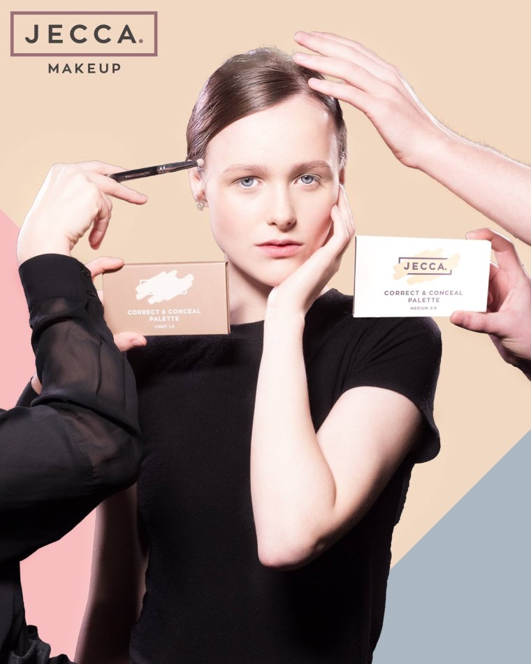 A 2017 campaign featuring JECCA's Correct and Conceal Palette.