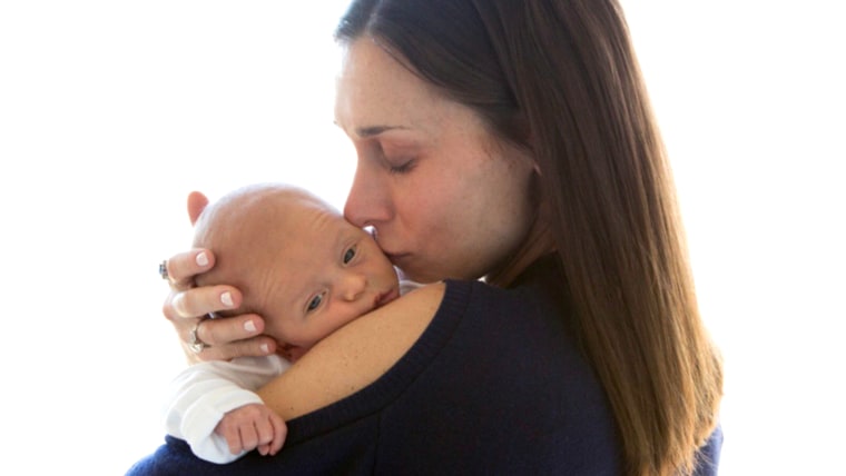 Rachel Braverman and her son Brent.