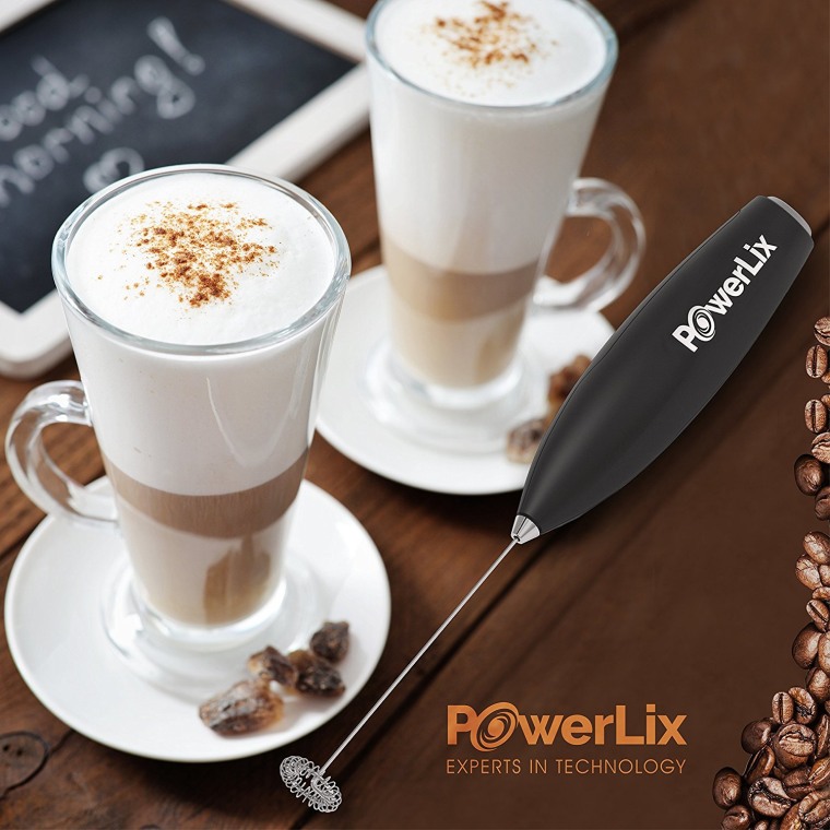 How To Froth Milk for Cappuccinos & Lattes using handheld Frother