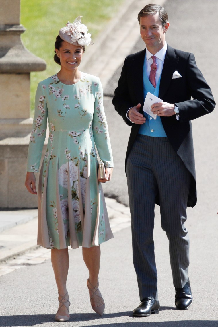 Pippa Middleton, James Matthews, Prince Harry and Meghan Markle's wedding