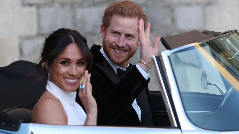 Prince Harry and Meghan at Windsor Castle