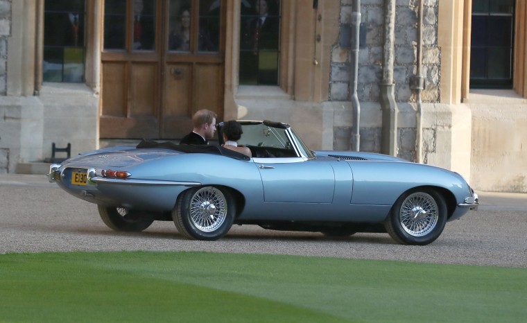 Prince Harry and Meghan leave Windsor Castle