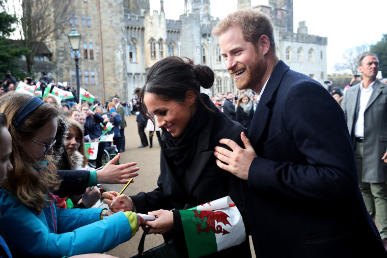 Image: Prince Harry And Meghan Markle Visit Cardiff Castle