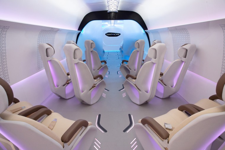 Image: Hyperloop One interior design