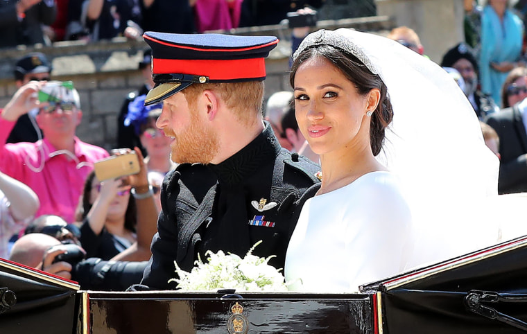 Image: BRITAIN-US-ROYALS-WEDDING-PROCESSION