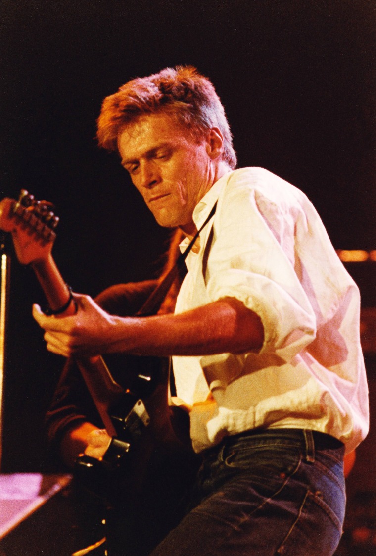 Bryan Adams Performs At The Princes Trust Concert At Wembley Arena In 1987