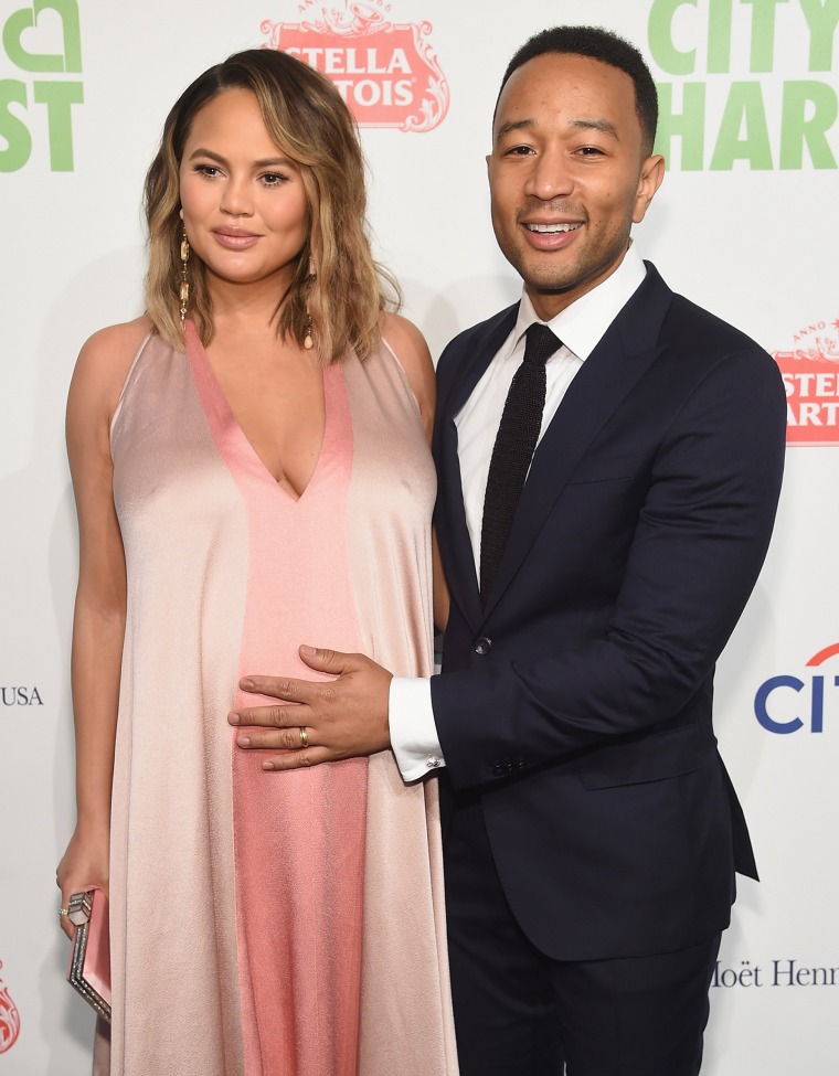 Chrissy Teigen and John Legend