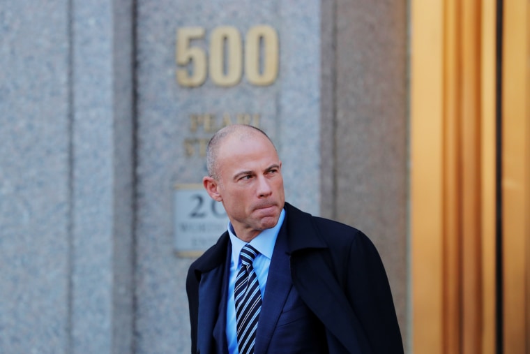 Image: Stormy Daniels' attorney Michael Avenatti leaves federal court in New York