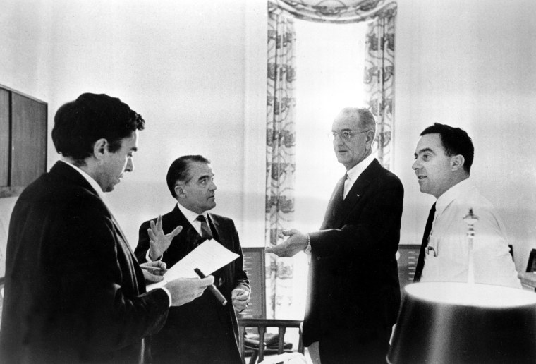 Image: Richard Goodwin and Lyndon B. Johnson