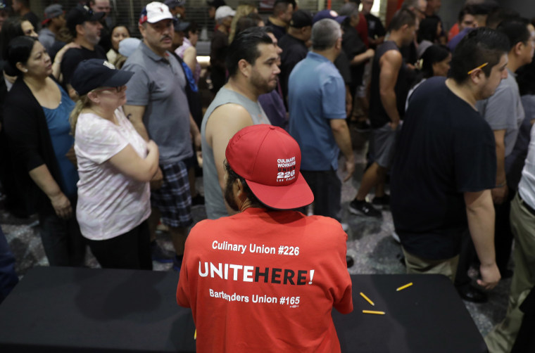 Image: Las Vegas Worker Vote