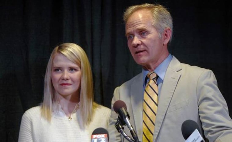 Elizabeth and Ed Smart made a plea at a press conference on April 24, 2015 for help in finding Elizabeth Salgado.