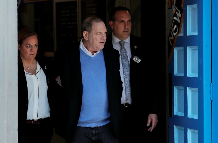 Image: Harvey Weinstein leaves the 1st Precinct