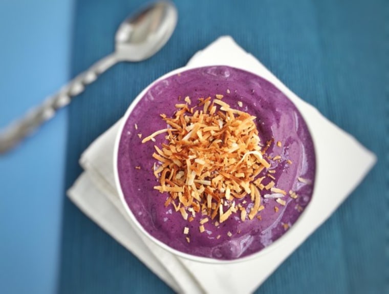 Toasted Coconut Wild Blueberry Smoothie Bowl