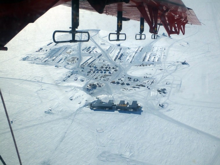 Image: U.S. Amundsen-Scott South Pole Station aerial