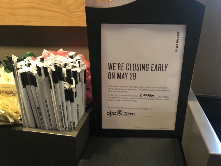 Starbucks closing stores early May 29