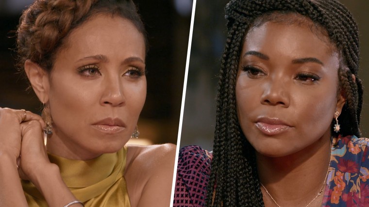 Jada Pinkett Smith and Gabrielle Union on "Red Table Talk."