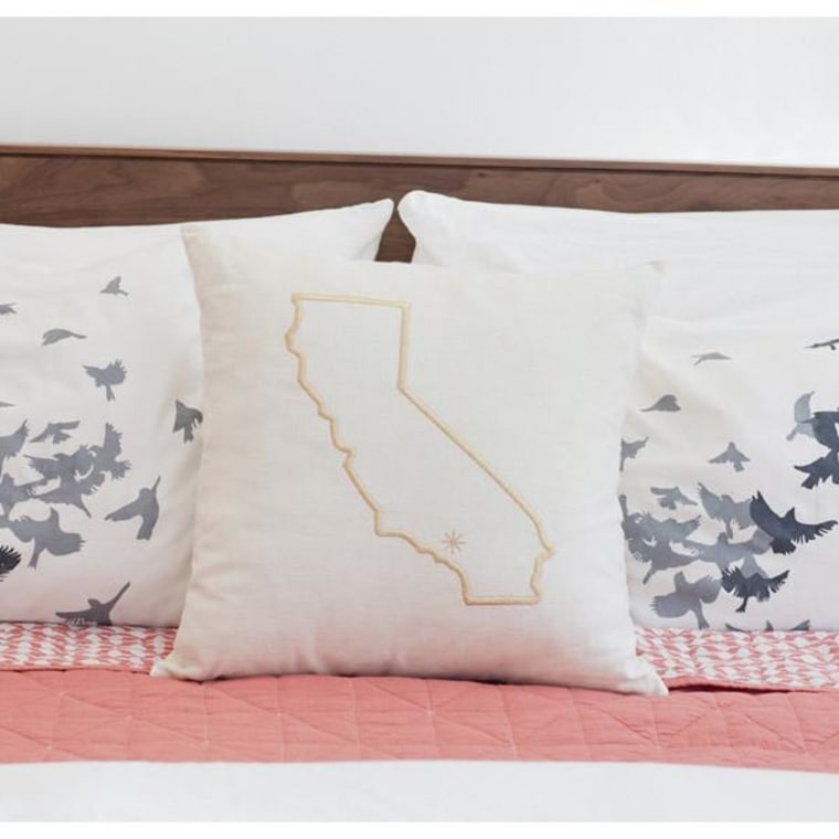 Deal of the Day 50 percent off customizable embroidered pillows