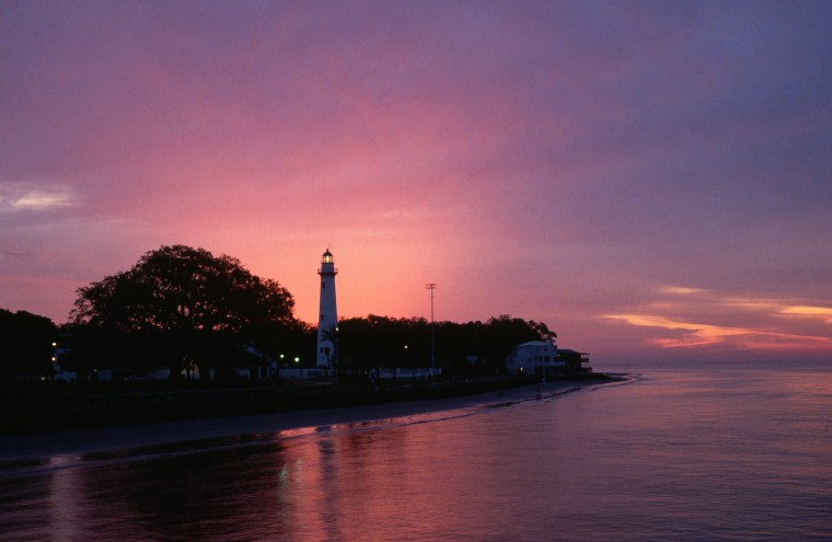 Sunset Over Saint Simons Island Lighthouse