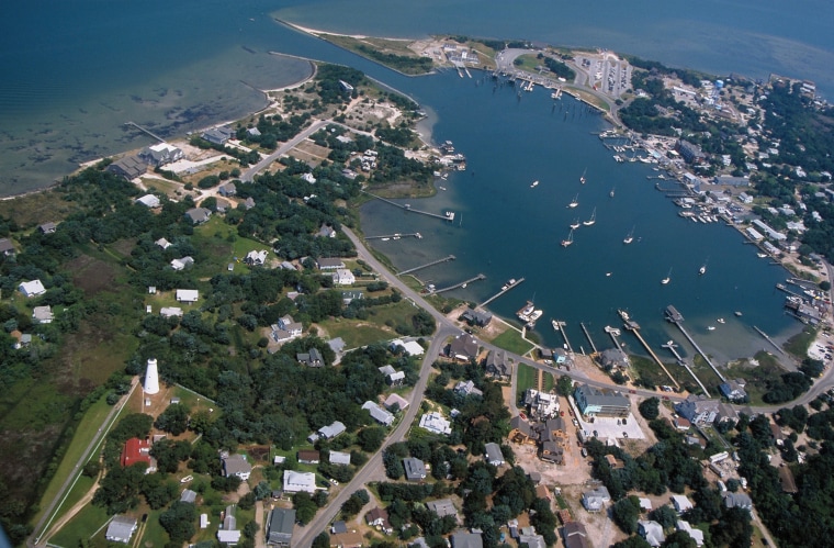Ocracoke Island from the Air