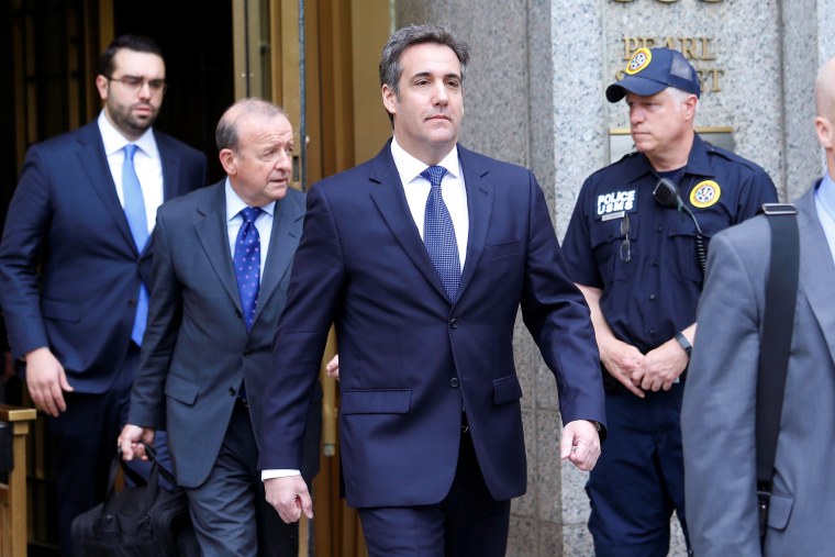 Image: Michael Cohen leaves federal court