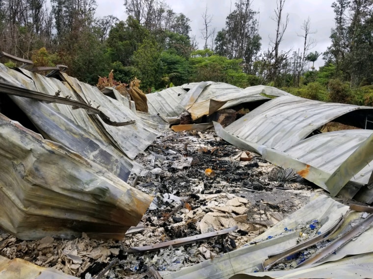 Image: Leilani Estates Home Destroyed