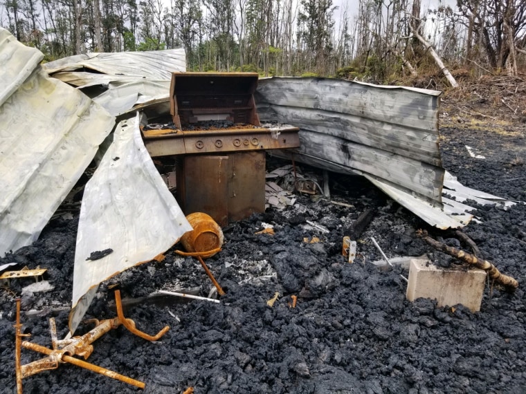 Image: Leilani Estates Home Destroyed