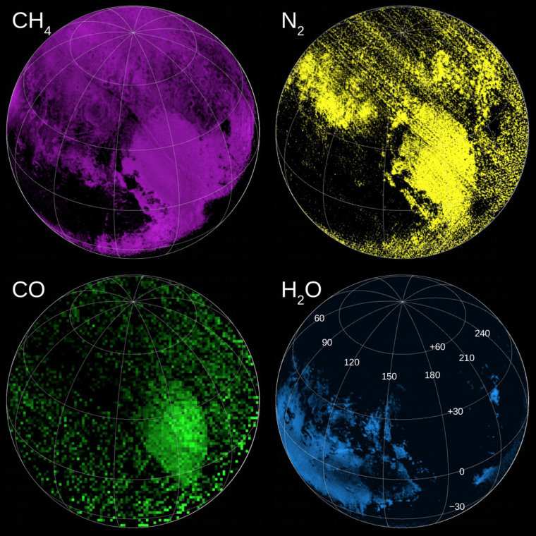 pluto ice planet painting