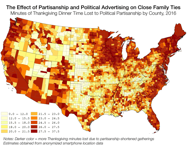 Image: The effect of partisanship and political advertising on close family ties