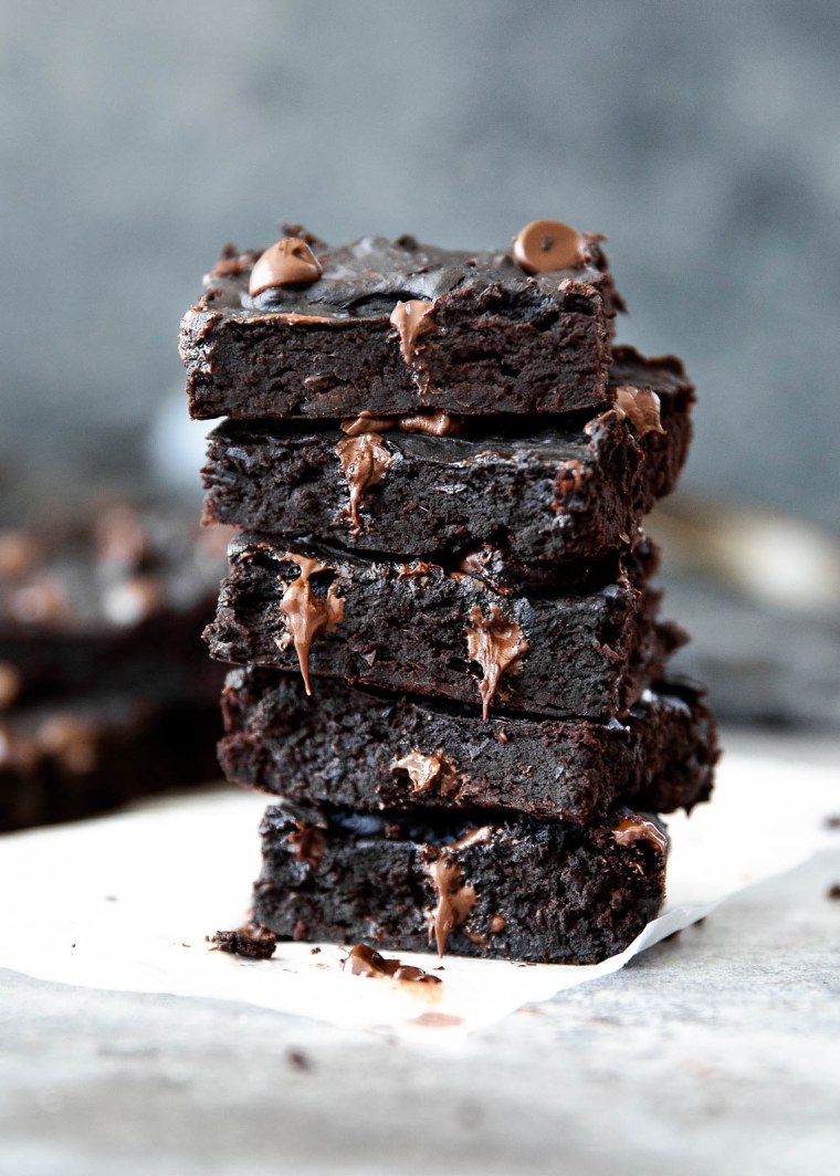 Healthy Avocado Black Bean Brownies