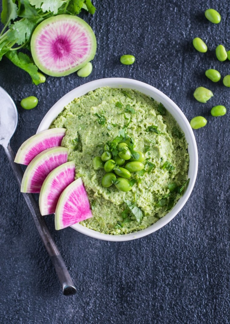 Edamame Avocado Hummus