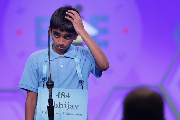 Image: Student Spellers Compete In 2018 National Spelling Bee
