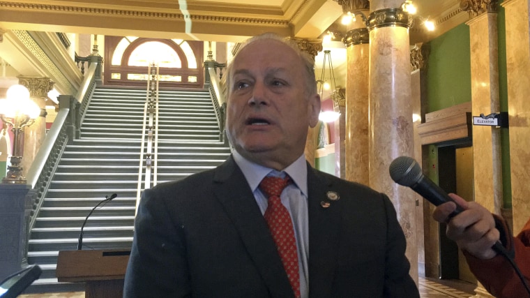 Image: Roque "Rocky" De La Fuente speaks to reporters on Oct. 28, 2016, in Helena, Montana.