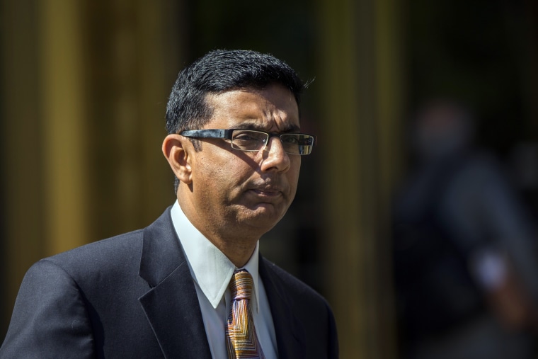 Dinesh D'Souza leaves Federal Courthouse in New York