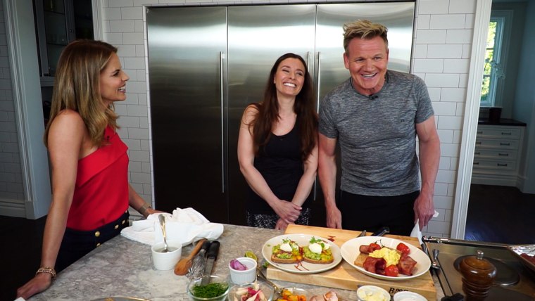 Gordon Ramsey and his wife Tana talk to Natalie Morales