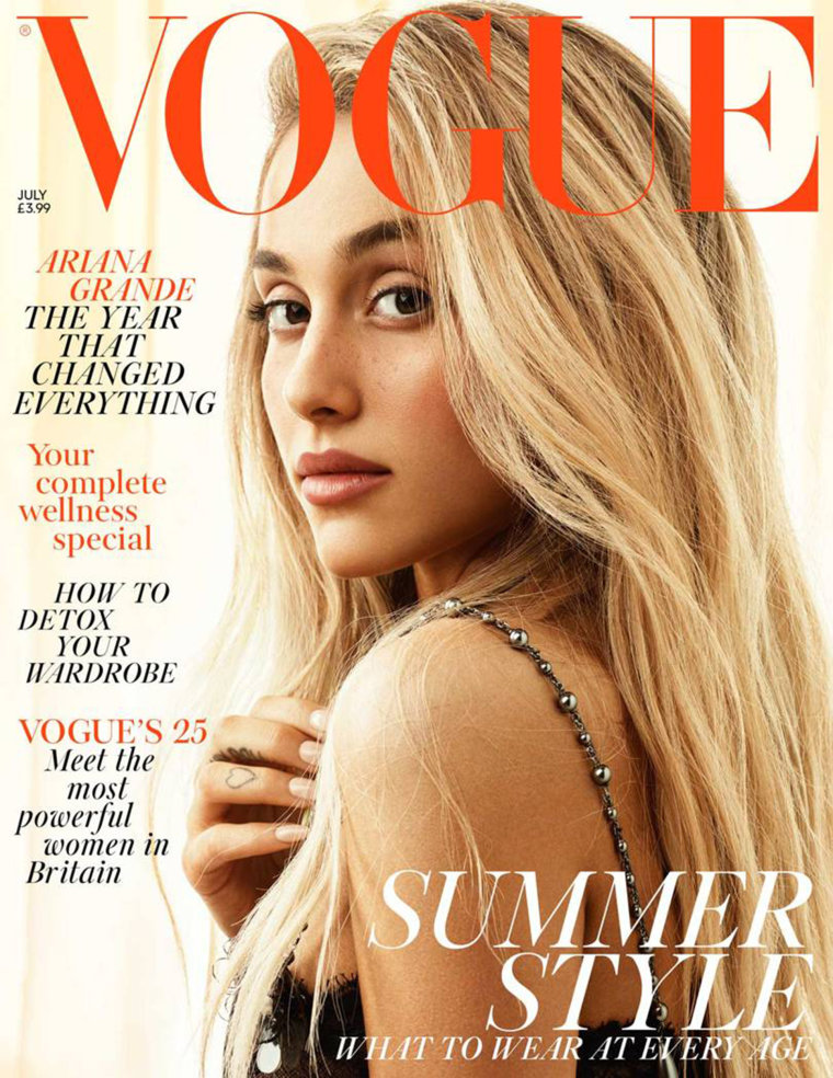 Ariana Grande, July 2018 issue of British Vogue