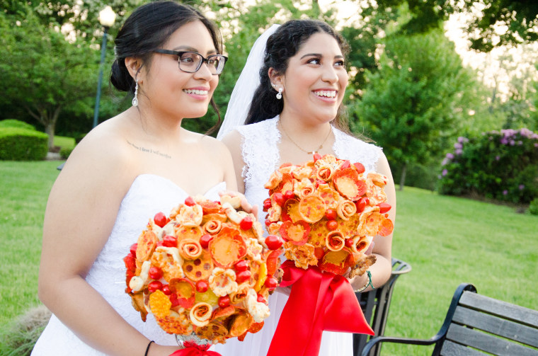 Pizza bouquets for that special day.