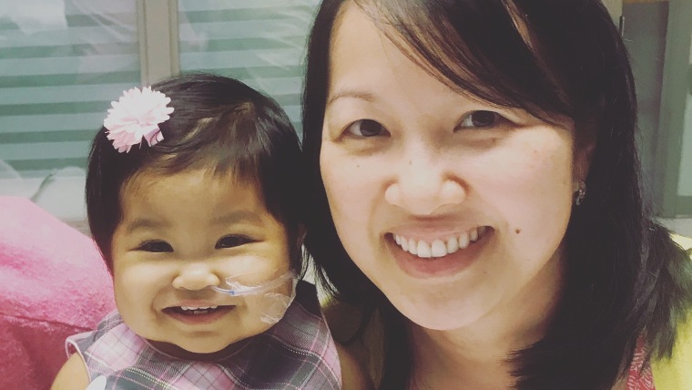 Grace Nguyen felt grateful that she knew two women, Margaret Rollins and Analy Navarro, who had donated part of their livers to help their daughters who also had biliary atresia.