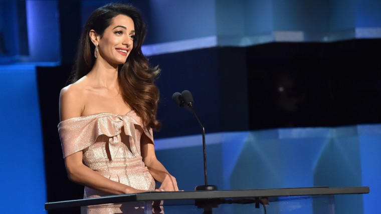 Amal Clooney honors George Clooney at 2018 AFI Life Achievement Award Gala