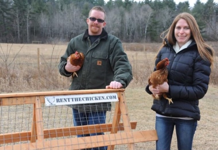 Josh and Victoria Singerland are Rent the Chicken affiliates who run their own farm in upstate New York.