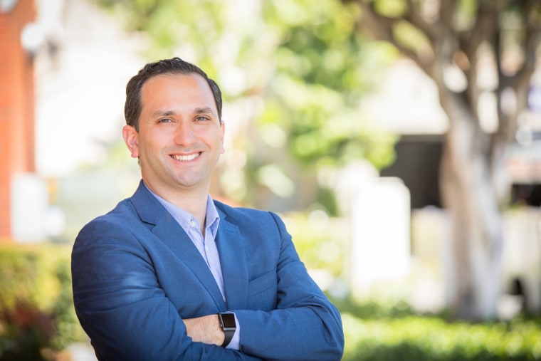 Sam Jammal, in a campaign photo, is a Democratic candidate for the U.S. House in California's 39th Congressional District. 