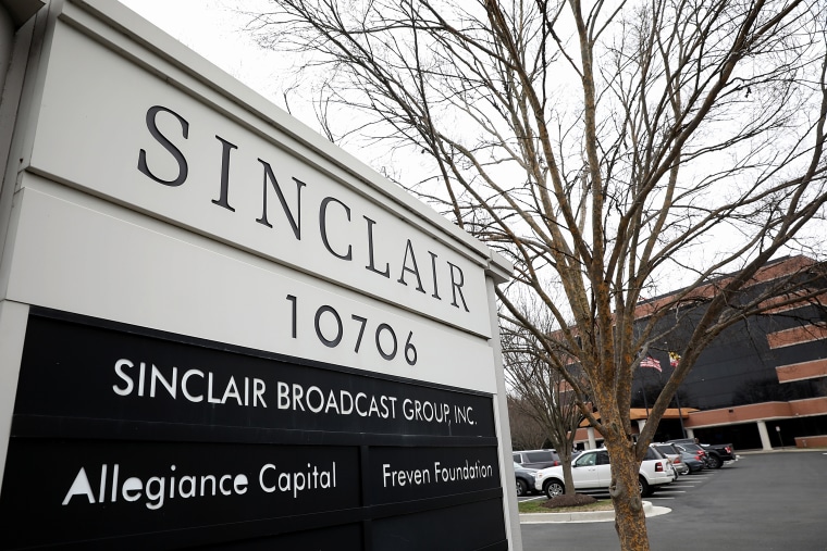 Image: Sinclair Broadcasting In Spotlight After Viral Video Shows Local TV Anchors Reading Identical Script Lambasting Fake News