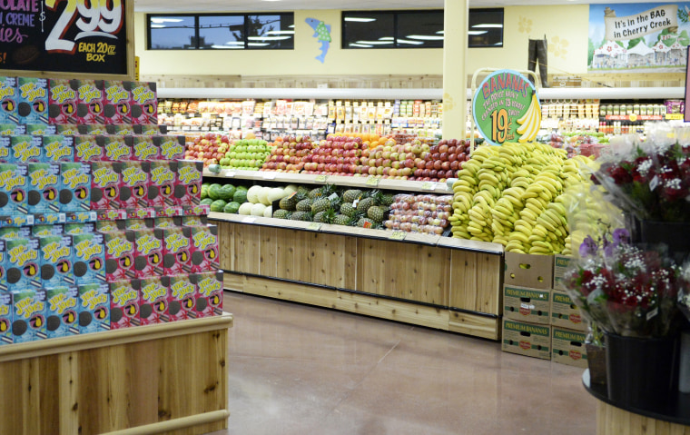 Image: Trader Joe's is ready for its grand opening, Feb. 14, 2014.