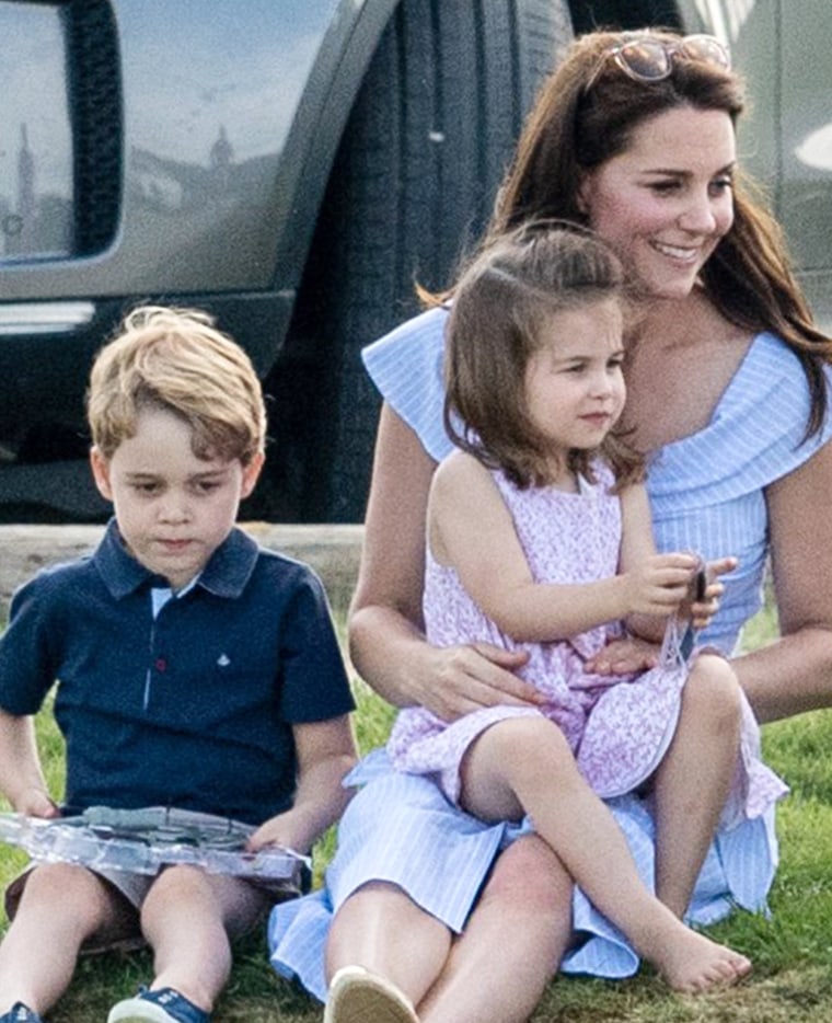 Former Kate Middleton with kids