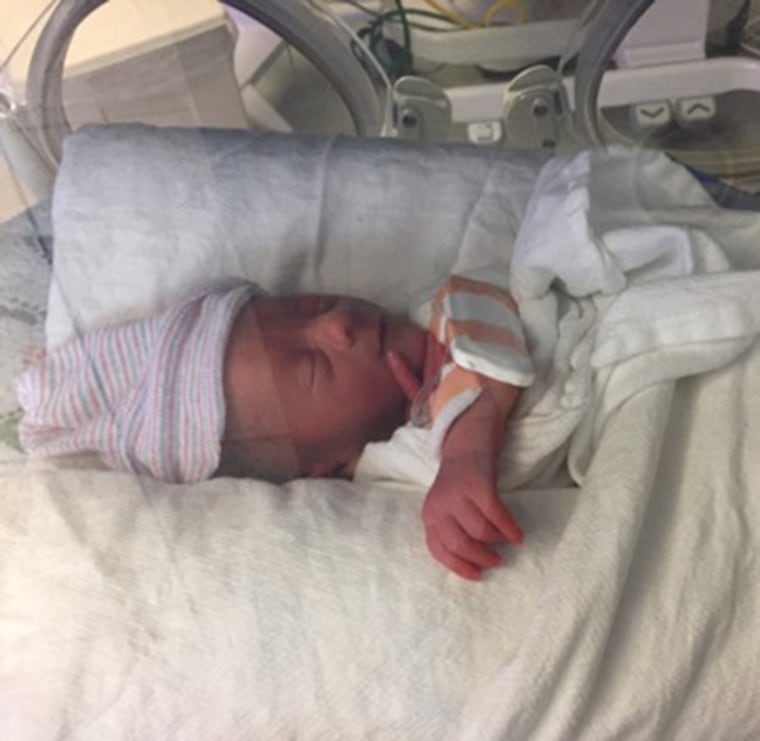 Brody Gilbert's son, Cooper, was 3 lbs 2 oz at birth. Gilbert wishes that doctors would have helped he and his wife prepare more for a premature birth.