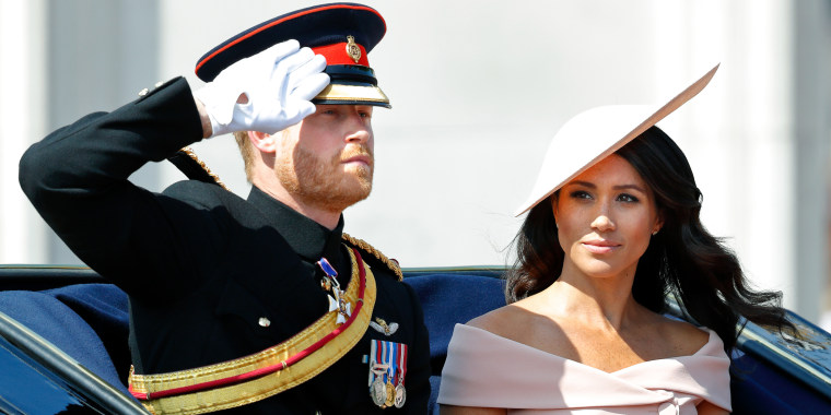 Duchess Meghan looked pretty in pink during one of her first official royal functions.