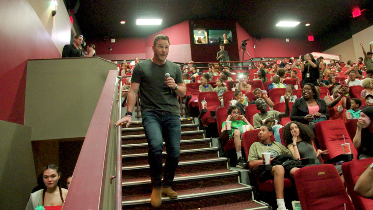 Kids from the Boys and Girls Clubs of America got a special surprise when Chris Pratt himself appeared.