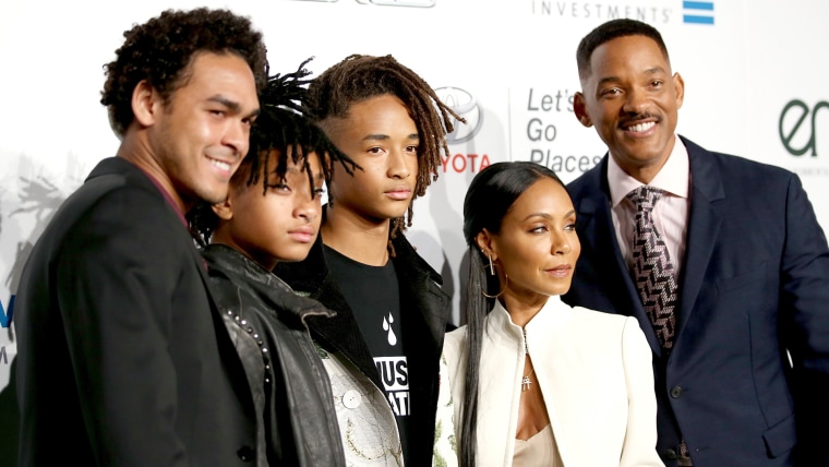 Will Smith and family