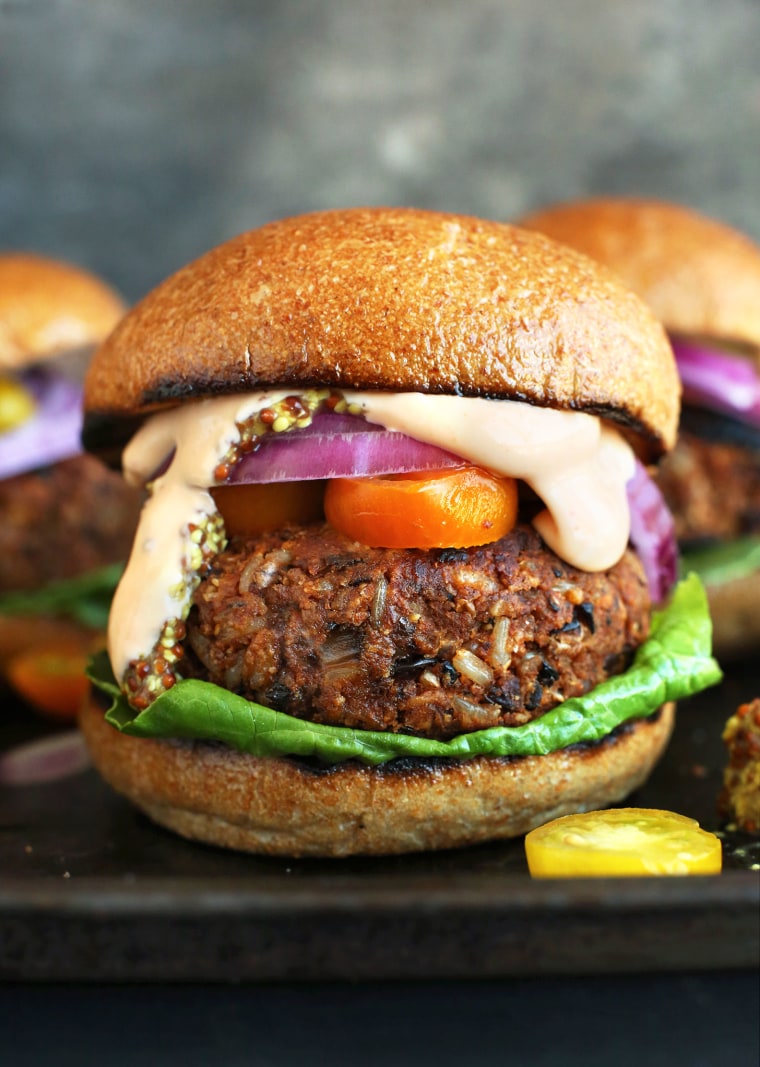 Grillable Veggie Burgers