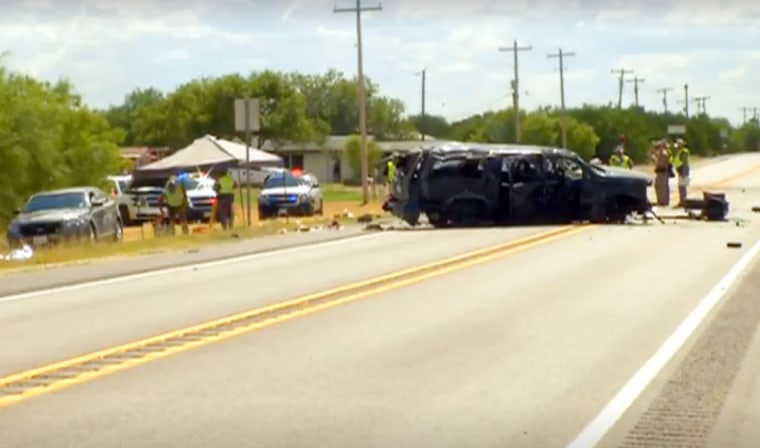 Image: Texas crash site