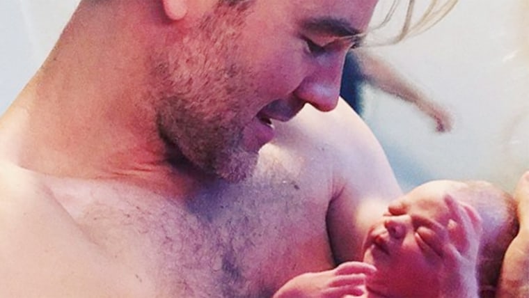 James Van Der Beek and new baby